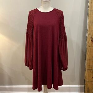Luxology Lg. burgundy dress